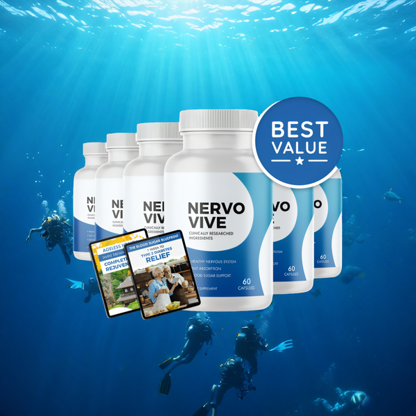 Nervovive - 6 Bottles + 2  Ebooks