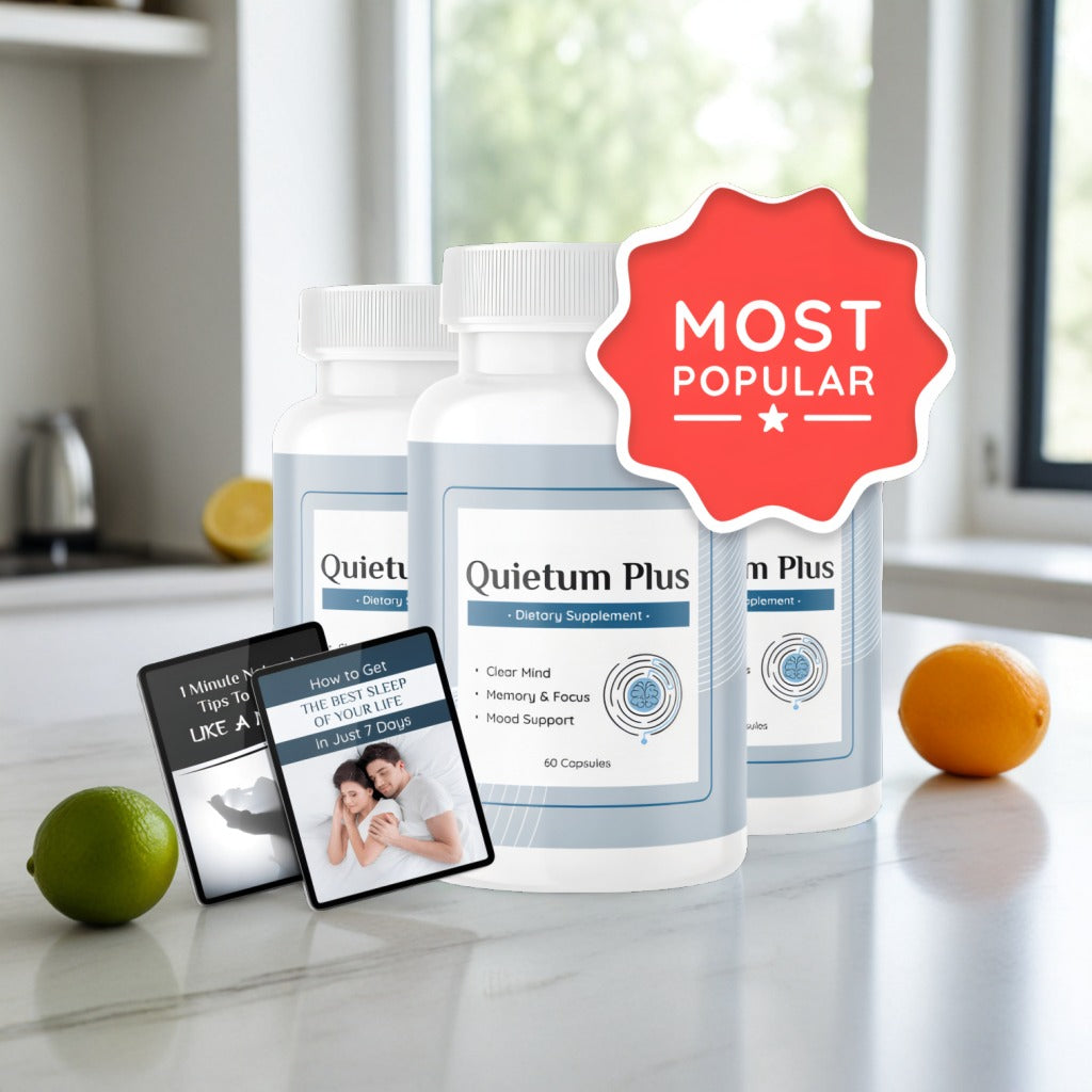 Quietum Plus - 3 Bottles + 2  Ebooks