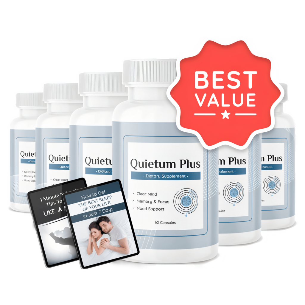 Quietum Plus - 6 Bottles + 2  Ebooks