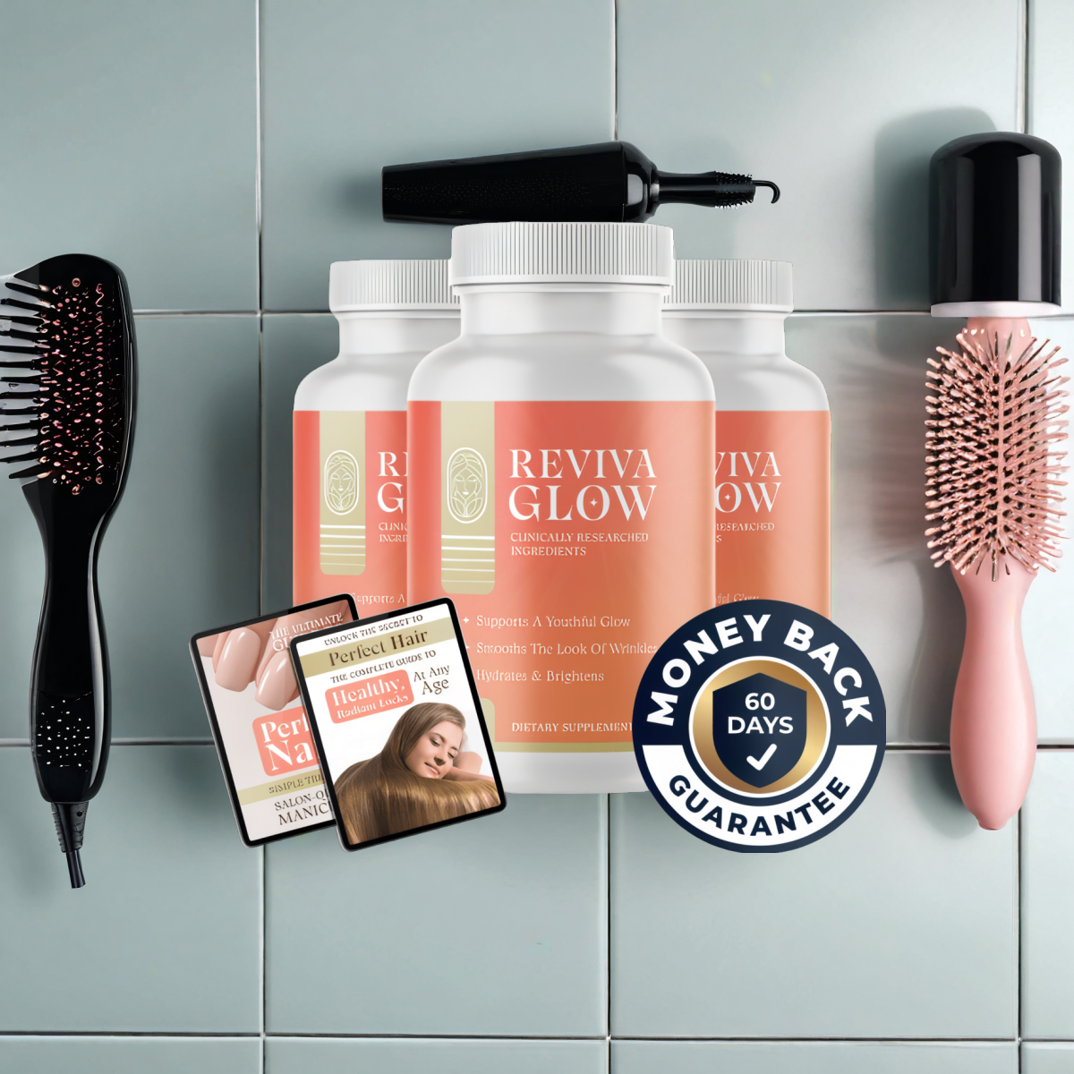 Reviva Glow - 3 Bottles + 2  Ebooks